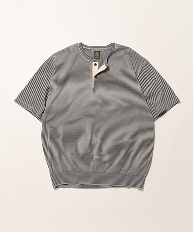 Men Browsing Henley Neck T-Shirt