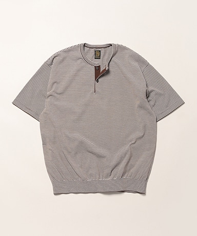 Men Browsing Henley Neck T-Shirt