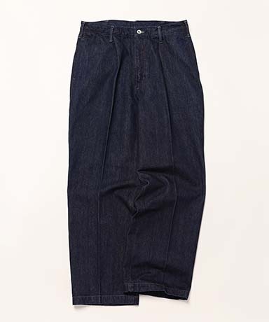 One Tuck Denim Trousers (One Wash)