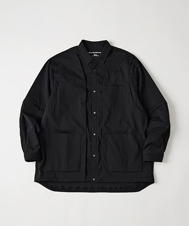 Zip Off Layered Shirt