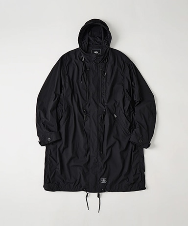 ×ALPHA INDUSTRIES Hooded Coat