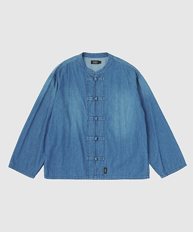 Light Denim Kungfu Shirt