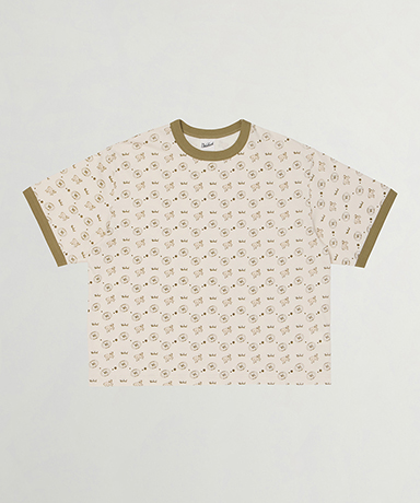 Sweep Crest Graphic Ringer T-Shirt