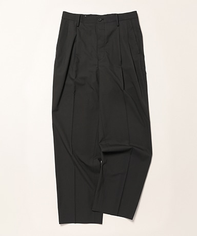 Wool Poplin Shoecut Slacks
