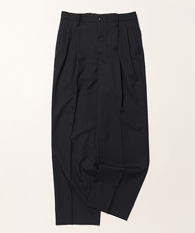 Shadow Stripe Toro. Shoecut Slacks