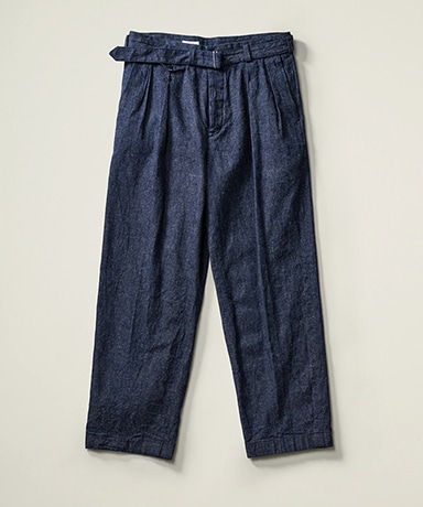 Cotton Linen Denim Riviera Trousers