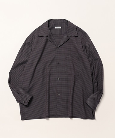 Summer Wool Open Collar Shirt