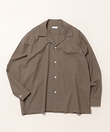 Summer Wool Open Collar Shirt
