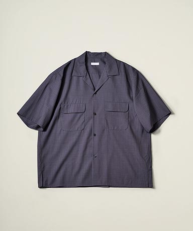 Summer Wool Open Collar SS Shirt