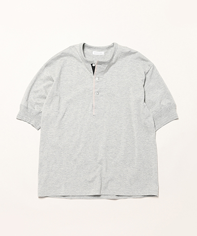 Suvin Supima Tube Henleyneck Tee Light