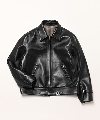 Leather French Riders Jacket