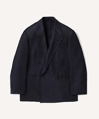 Wool Double Breasted Jacket
