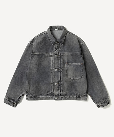Vintage Gray Denim Jacket