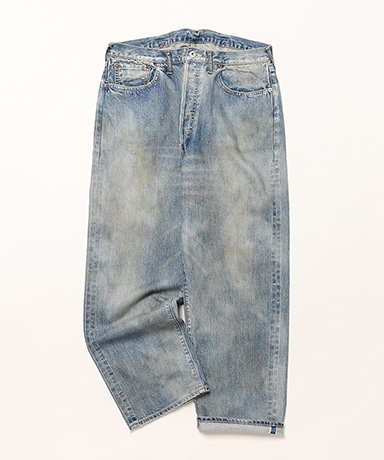 No.37 Washed Wide Denim Pants