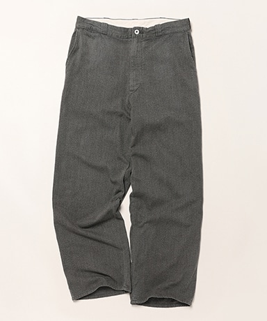 Vintage Black Chambray Work Pants