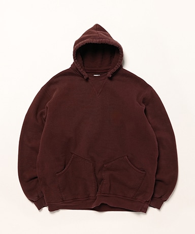 Vintage Attached Hood Sweat Parka