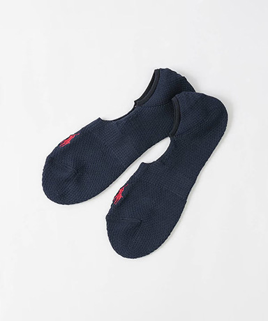 涼感 総メッシュ フットカバー かかと滑り止め付き