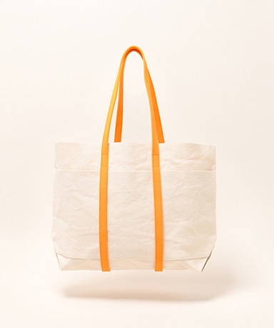 Washed Canvas 6Pockets Tote (M) - 2Tone