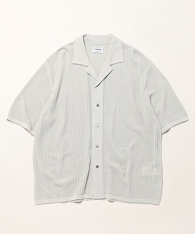 Cotton Sukashi Knit Shirt