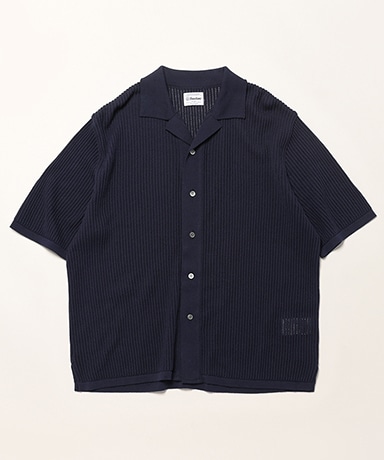 Cotton Sukashi Knit Shirt