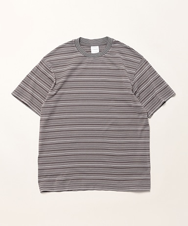 Garment Dyed Random Border T-Shirt