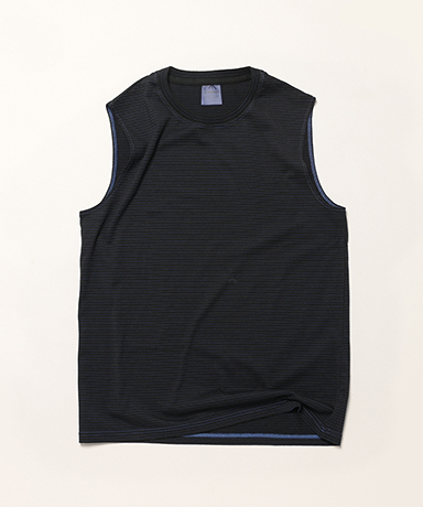 LOFTMAN別注 Garment Dyed Border No Sleeve