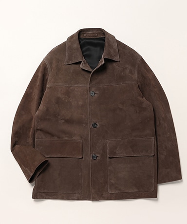 CKCT-003 Car Coat - Goat Suede