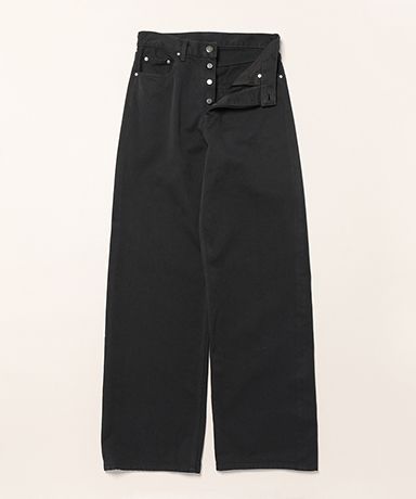 Wide Leg Jeans - Cotton Silk Denim