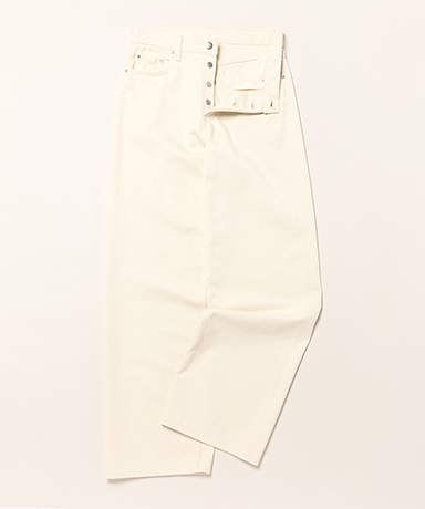Wide Leg Jeans - Cotton Silk Denim