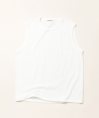 Wrap Around Sleeveless Thermal Tee - Product Dyed
