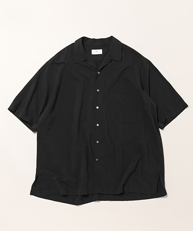 Silk Cotton Nep Opencollar Shirts