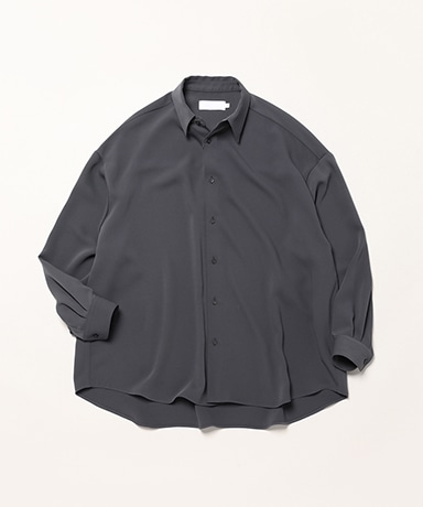 Satin Oversized Regular Collar Shirt
