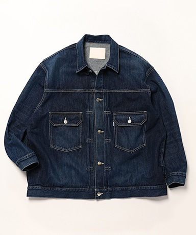 Selvage Denim Jacket -DARK FADE-