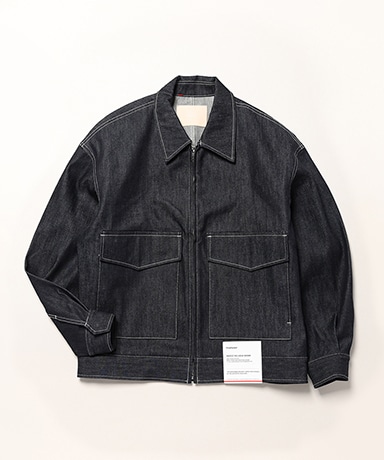 Selvage Denim Zip Jacket