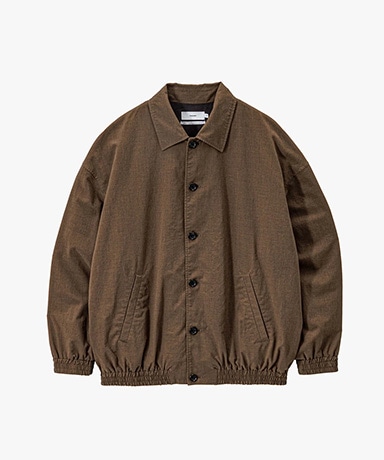 Cotton Wool Poplin Oversized Blouson