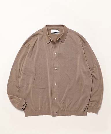 Suvin High Gauge Knit Oversized L/S Shirt