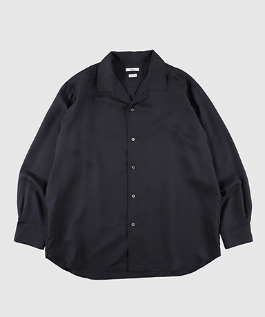Vacances / Washable Matte Silk Shirt LS