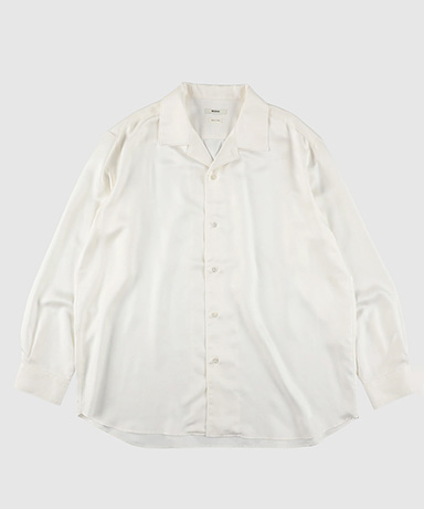 Vacances / Washable Matte Silk Shirt LS