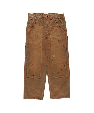 Brown Duck Double Knee Pants Aged