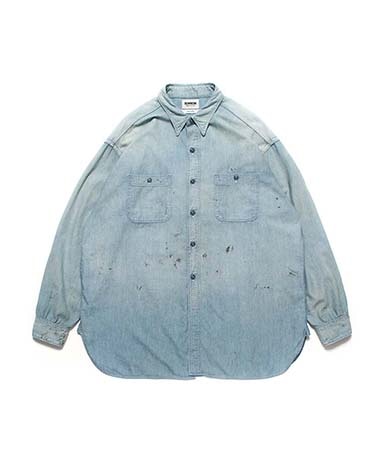 Sketch Zomboo USN Chambray Shirt Aged