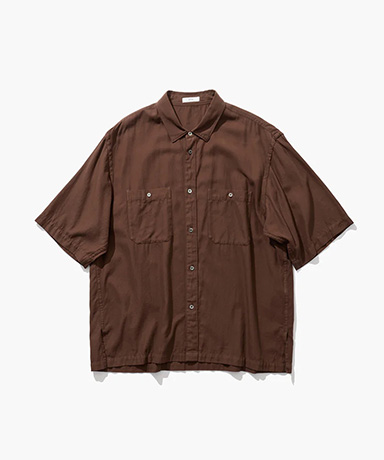 COTTON SILK VIERA | LOOSE FIT HALF SLEEVE SHIRT