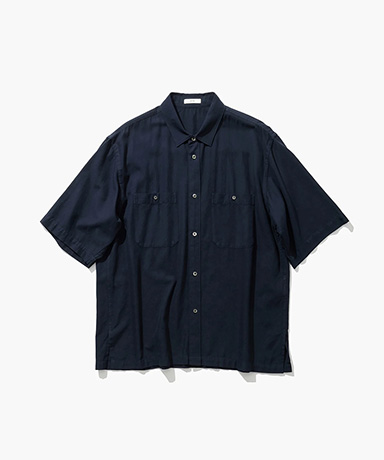 COTTON SILK VIERA | LOOSE FIT HALF SLEEVE SHIRT