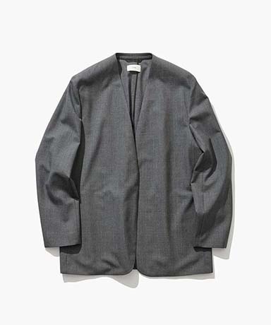 WOOL TROPICAL | NOCOLLER JACKET