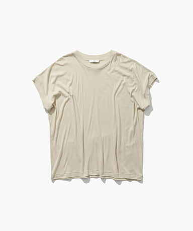 COTTON LINEN FRAISE | OVERSIZED T-SHIRT