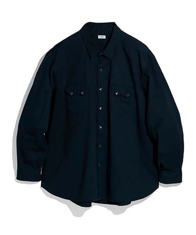 Cotton Herringbone Western Shirt