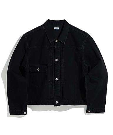 Black Denim Tracker Jacket 1st Type
