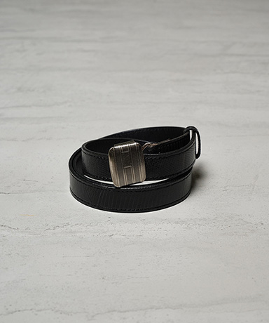 Slide Buckle Belt - Lizard