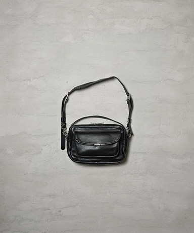 Square Shoulder Bag - Cow Skin