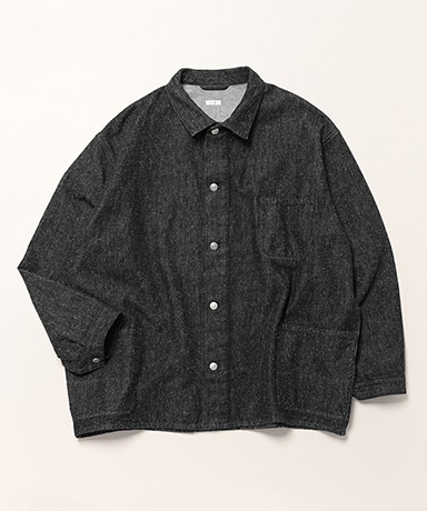 シルクデニムワークジャケット