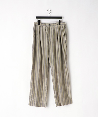 46G Stripe Tuck Easy Pants